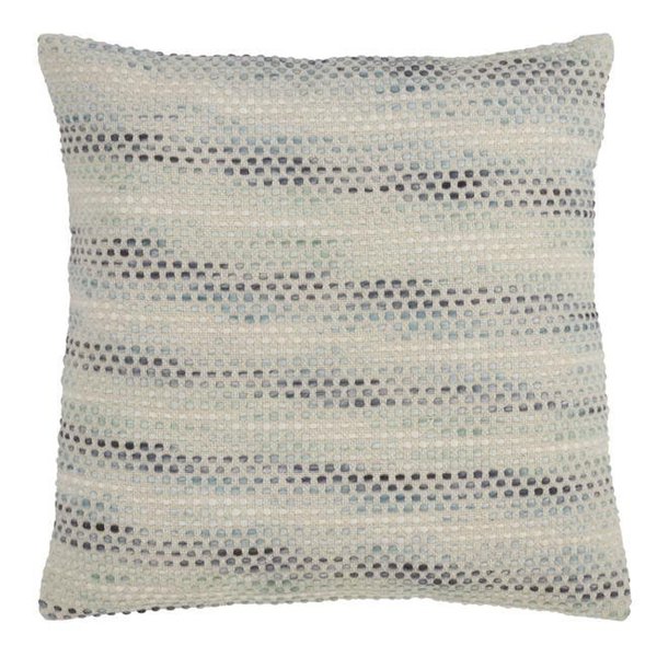Saro Lifestyle SARO 1829.BL20S 20 in. Square Down Filled Throw Pillow with Confetti Design - Blue 1829.BL20S
